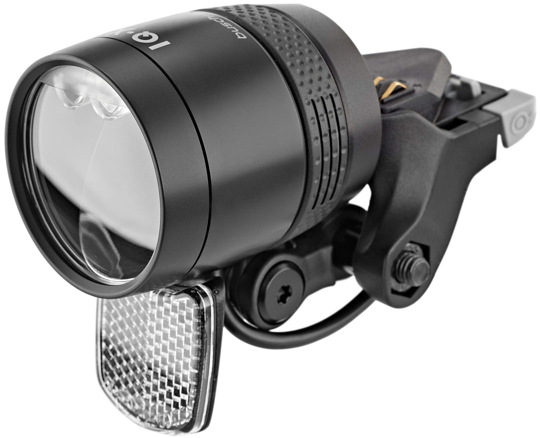 MonkeyLink Unisex – Erwachsene Lumotec IQ-X E ML 150 Connect Frontscheinwerfer für E-Bikes LUX, Schw