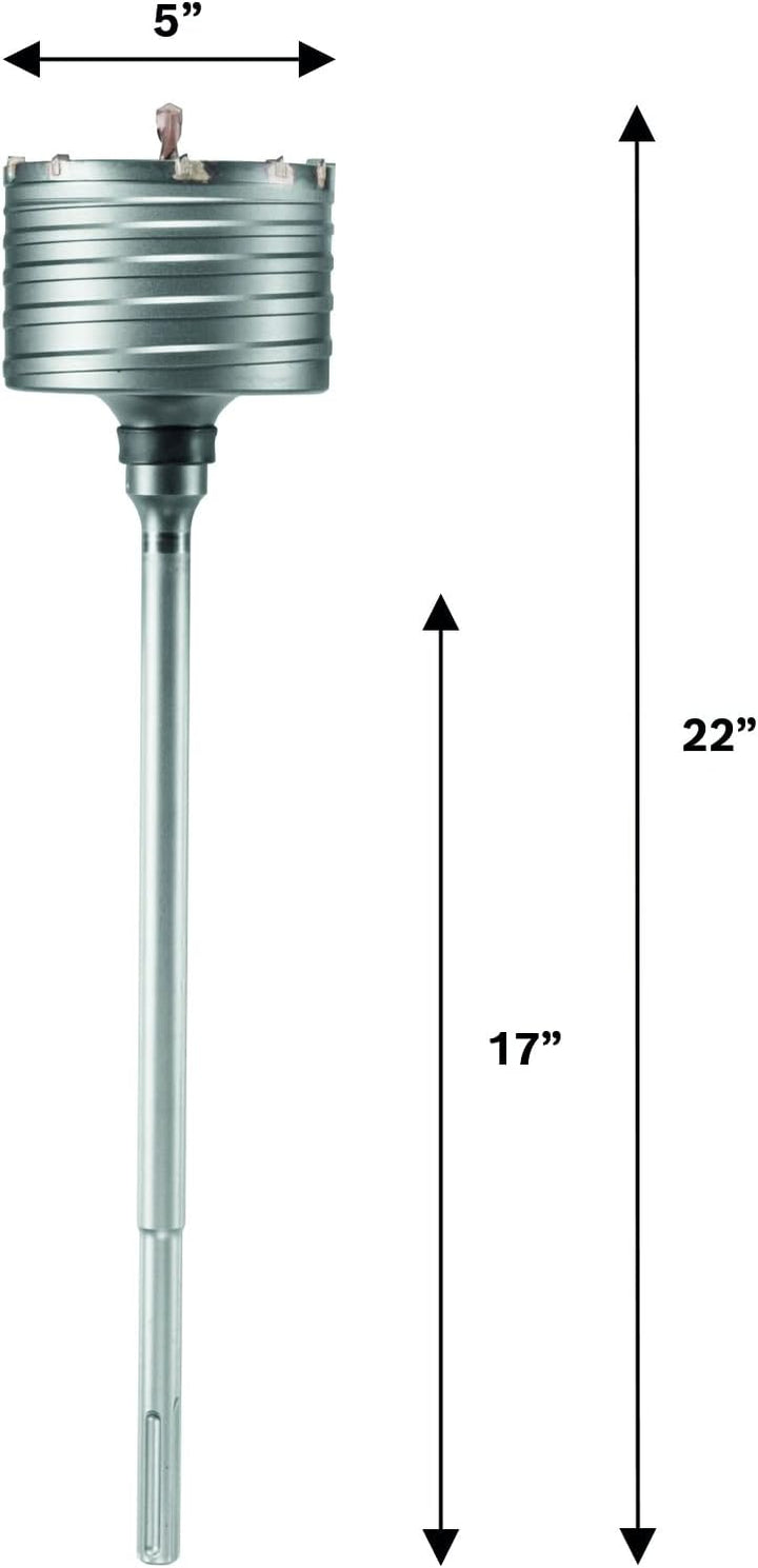 BOSCH HC8575 Bohrkrone für Bohrhammer, 12,7 x 43,2 x 56,9 cm 5 In Diameter Länge: 56 cm, 5 In Diamet