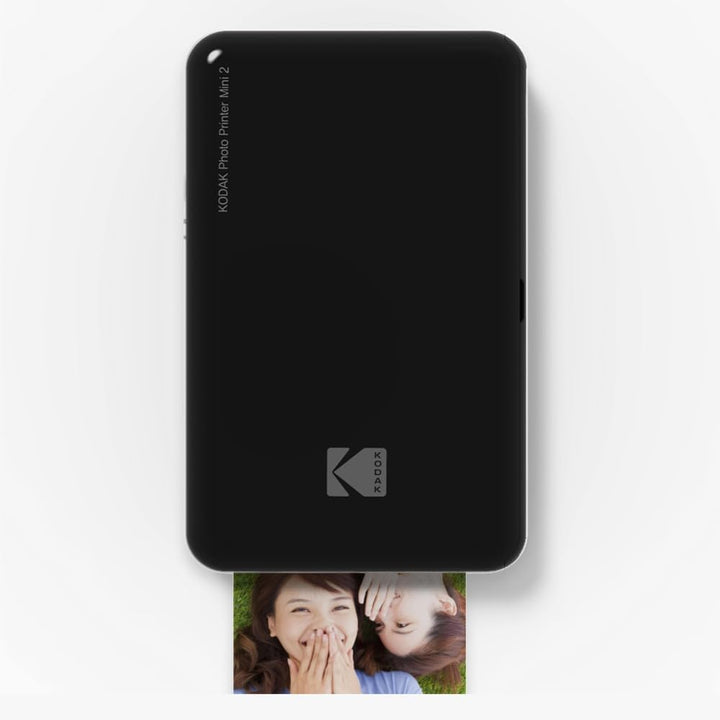 Kodak Mini 2 HD Wireless Mobile Instant Fotodrucker w / 4 Pass patentierte Drucktechnologie (Schwarz