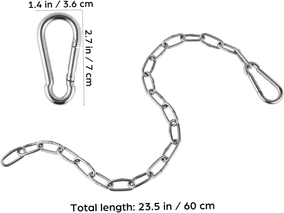 Milisten Trizeps-verlängerungskette Aus Hochwertigem Eisen Pull-down-Kette Mit Doppelgriff Fitnesszu