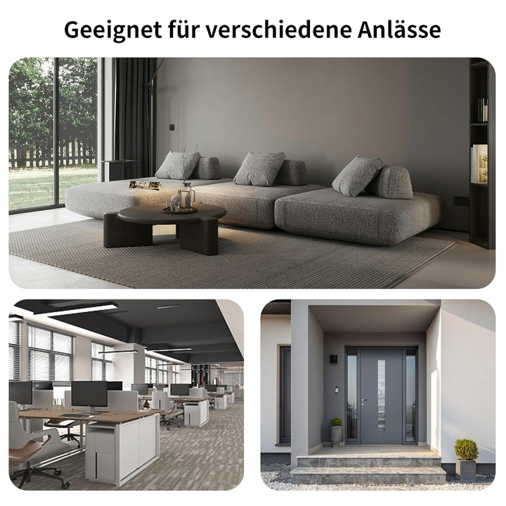 mVm Mülleimer Küche,60 Liter Treteimer,2 x 30 Liter Treteimer, 2 Fächer, Mülltrennsystem, Abfalleime