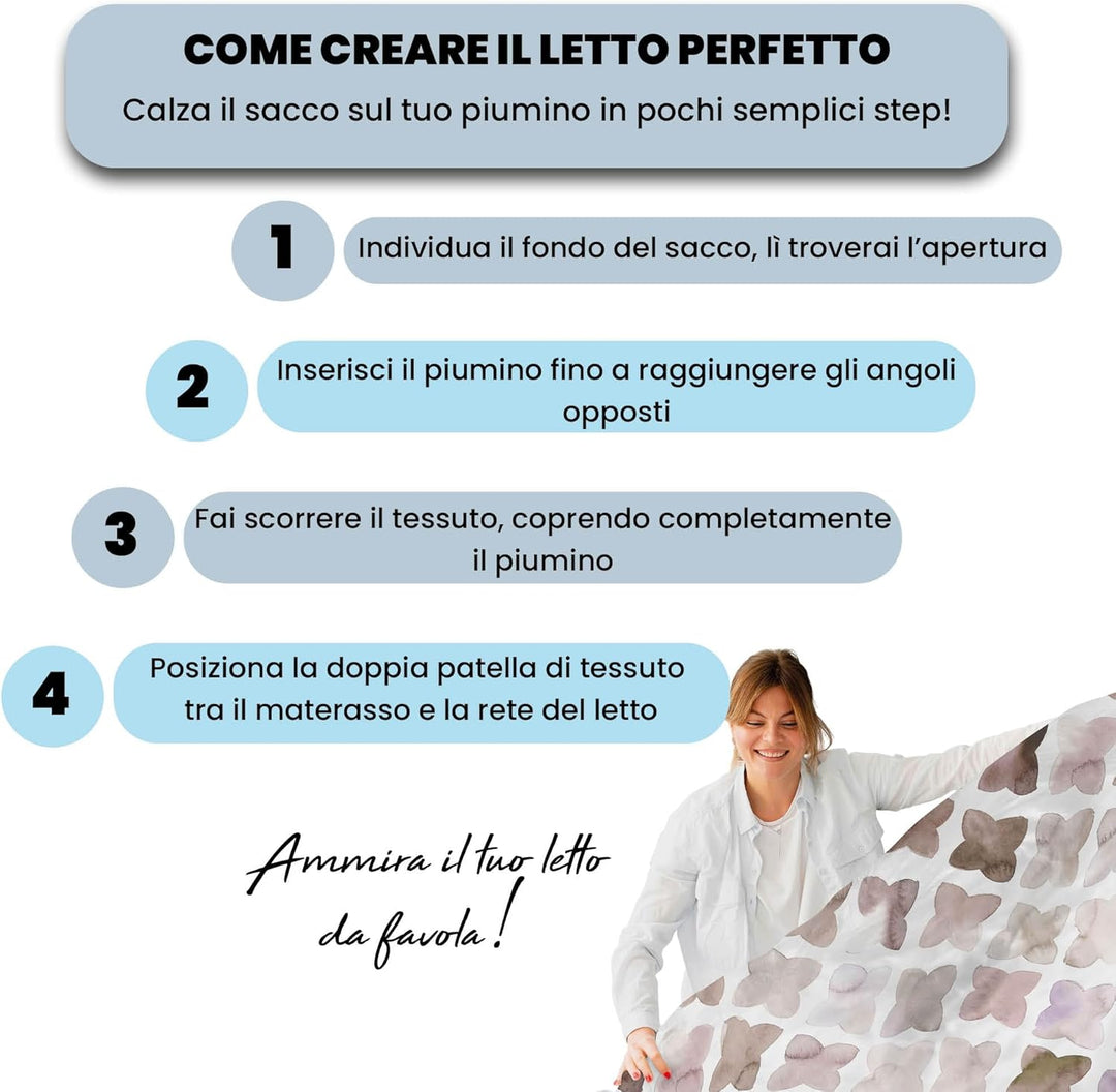 Italian Bed Linen MB Home Italy Fashion Bettbezug Set, Florence, Doppelbett, Florence