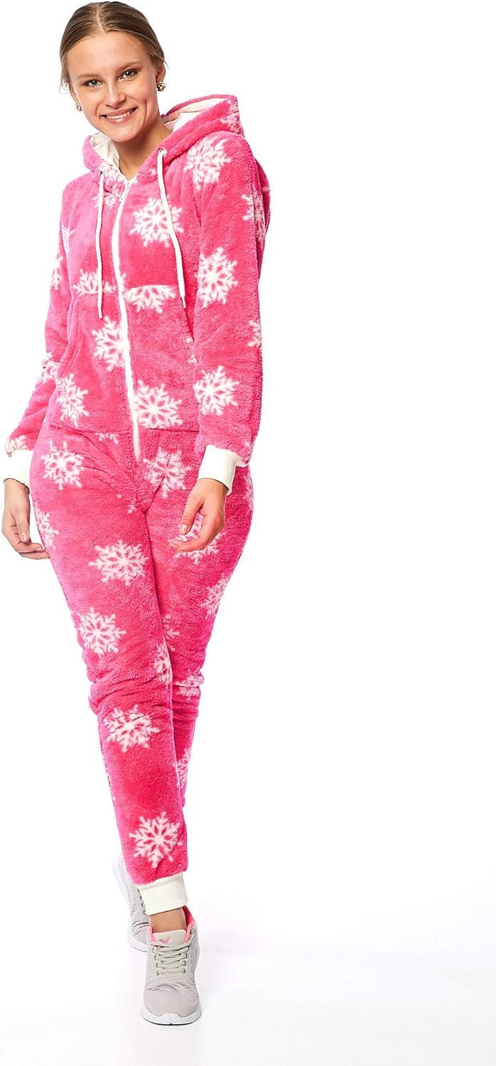 Crazy Age Teddyfleece Teddyfell Jumpsuit flauschig und kuschelig weich warm Einteiler Ganzkörperanzu