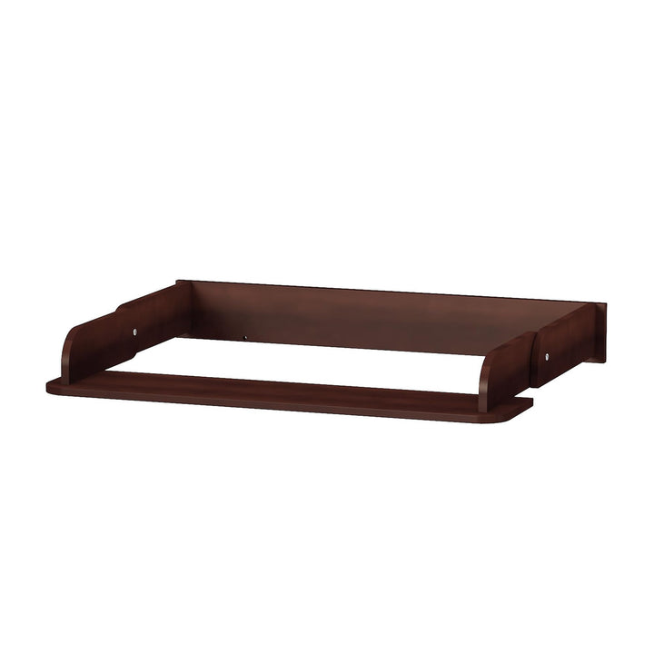 Veres klappbarer Wickelaufsatz/Wieckelblock für die Kommode, Breite 90cm (Nussbaum), Nussbaum