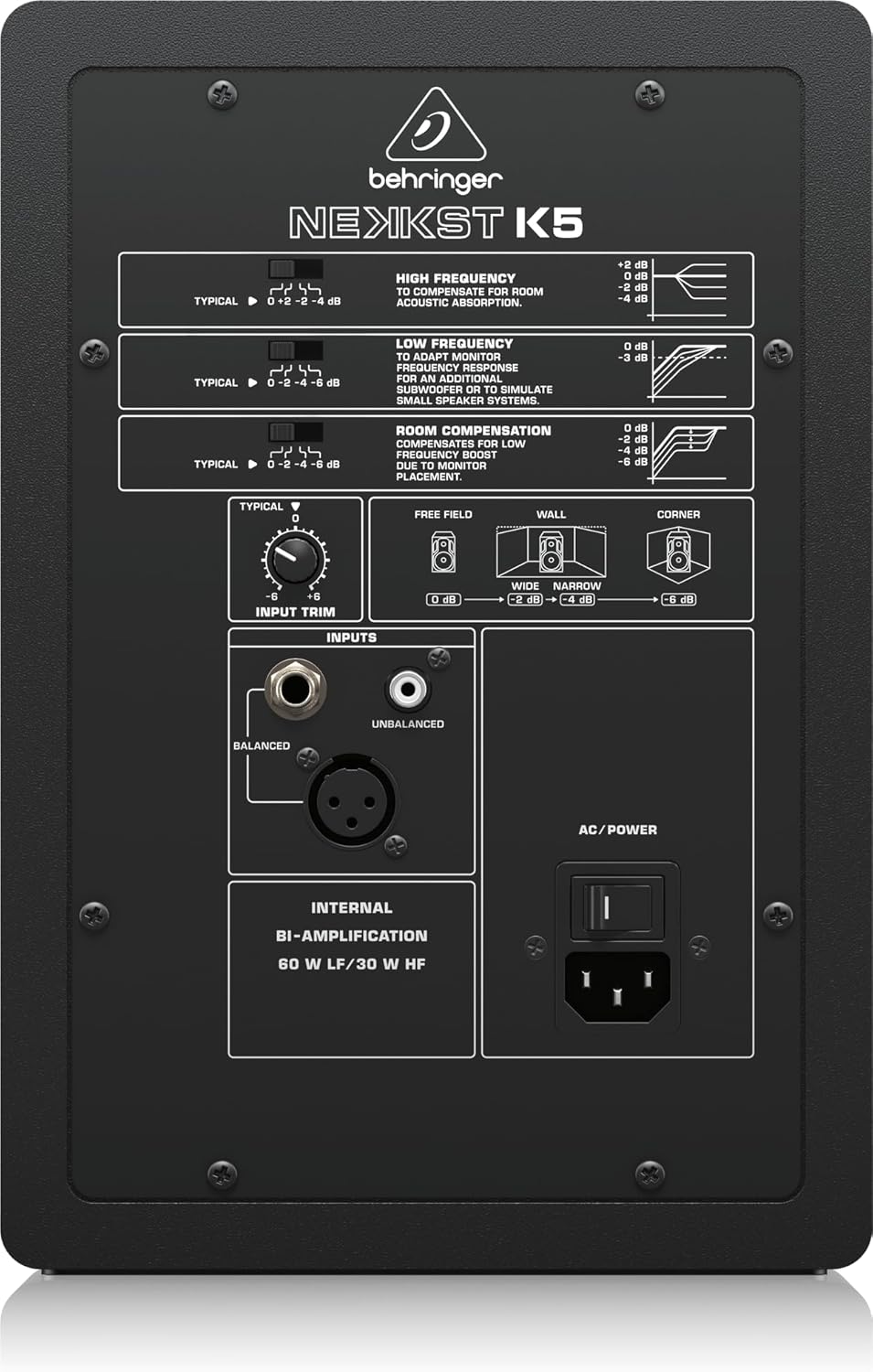Behringer NEKKST K5 Audiophiler Bi-Amping 5" Studiomonitor mit fortschrittlicher Waveguide-Technolog