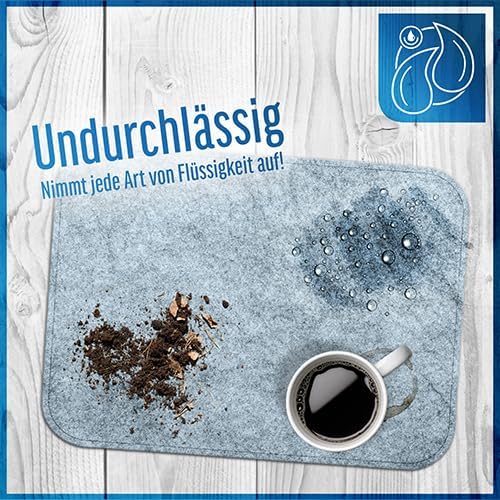 HomeProtect® | Schmutzfangmatte - Türmatte SUPERDÜNN 2 mm, Selbstklebende Fussmatte, Schuhmatte, Fus