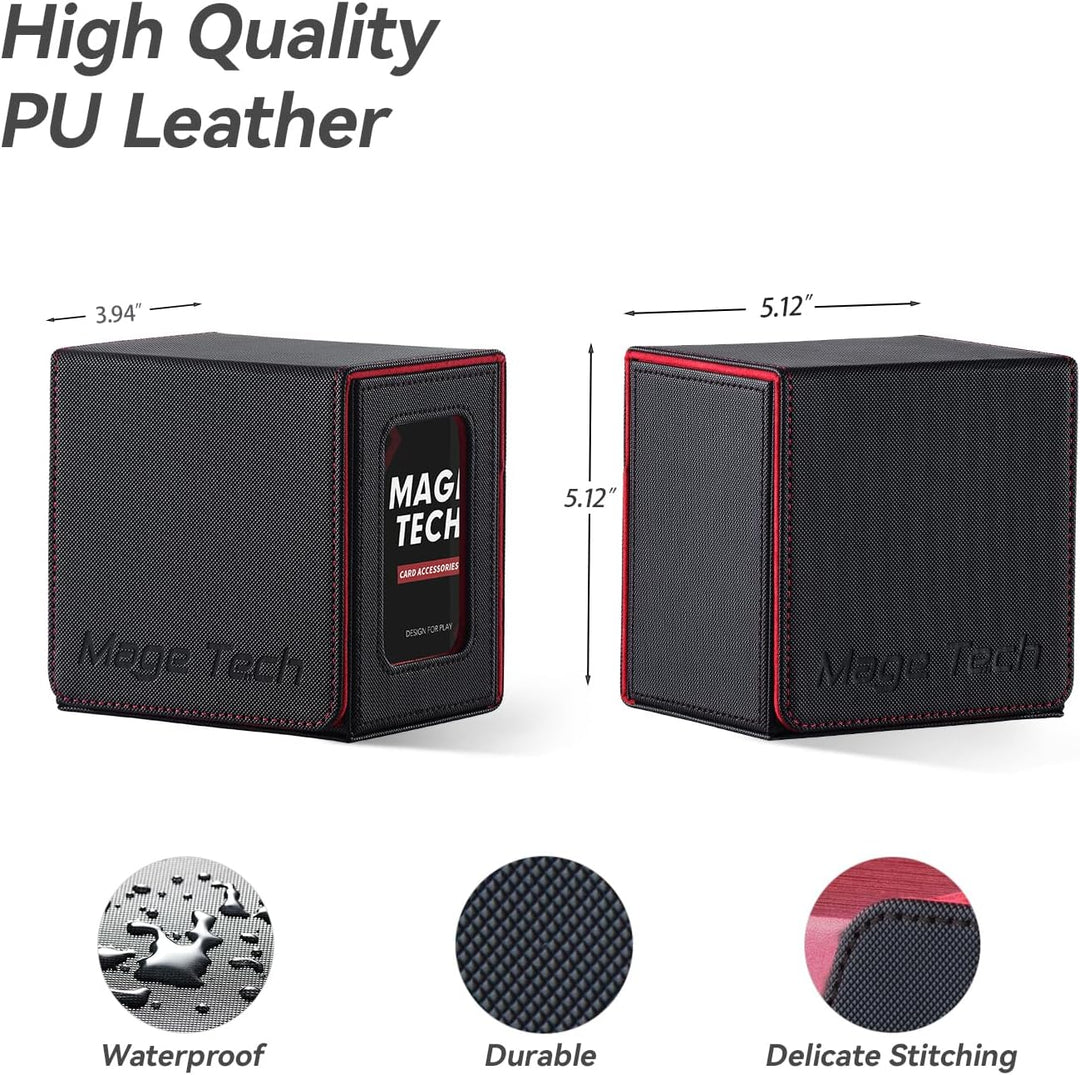 Commander Deckbox für MTG - Patentiertes Design, Commander Display, passt für 100 doppelt eingehüllt
