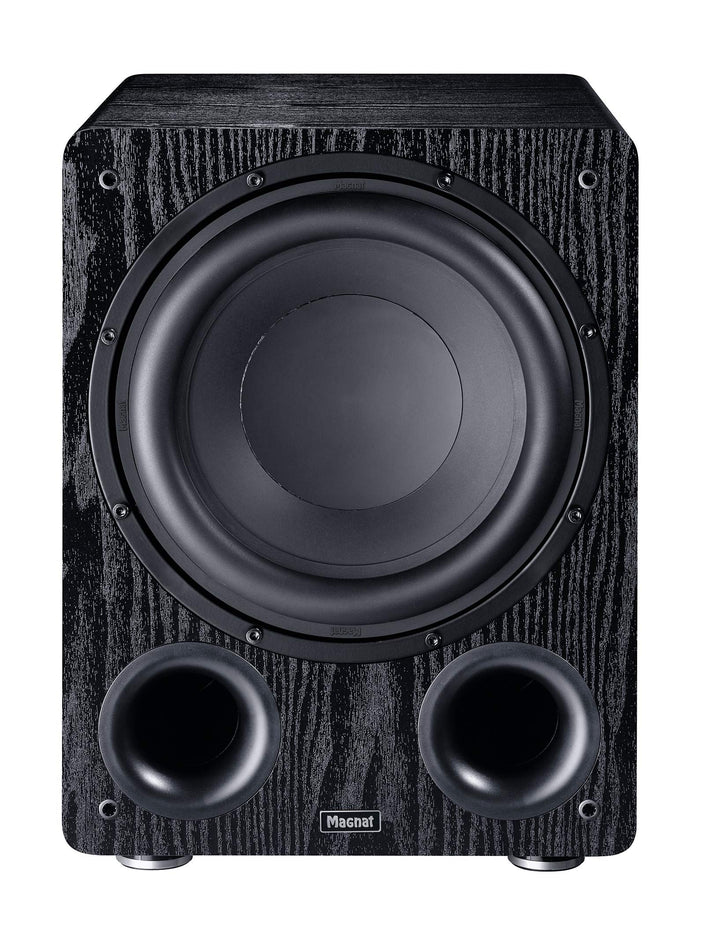 Magnat Alpha RS 12, Aktivsubwoofer mit 300 mm grosser Membran und bis zu 240 Watt Leistung Schwarz,