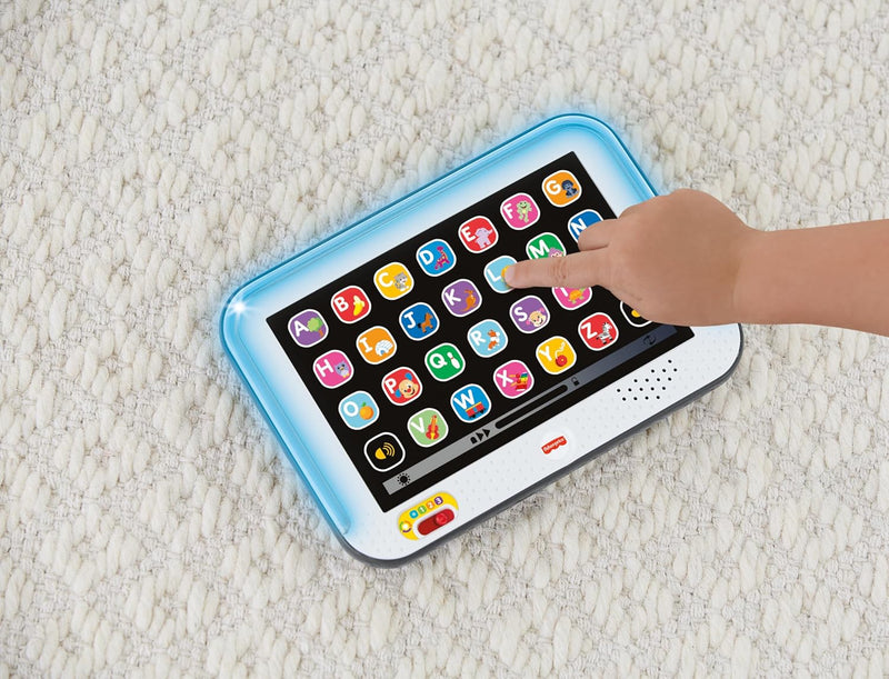 Fisher-Price Lernspass, Lernspielzeug für Kleinkinder, Smart Stages Tablet Computer-Attrappe mit Mus