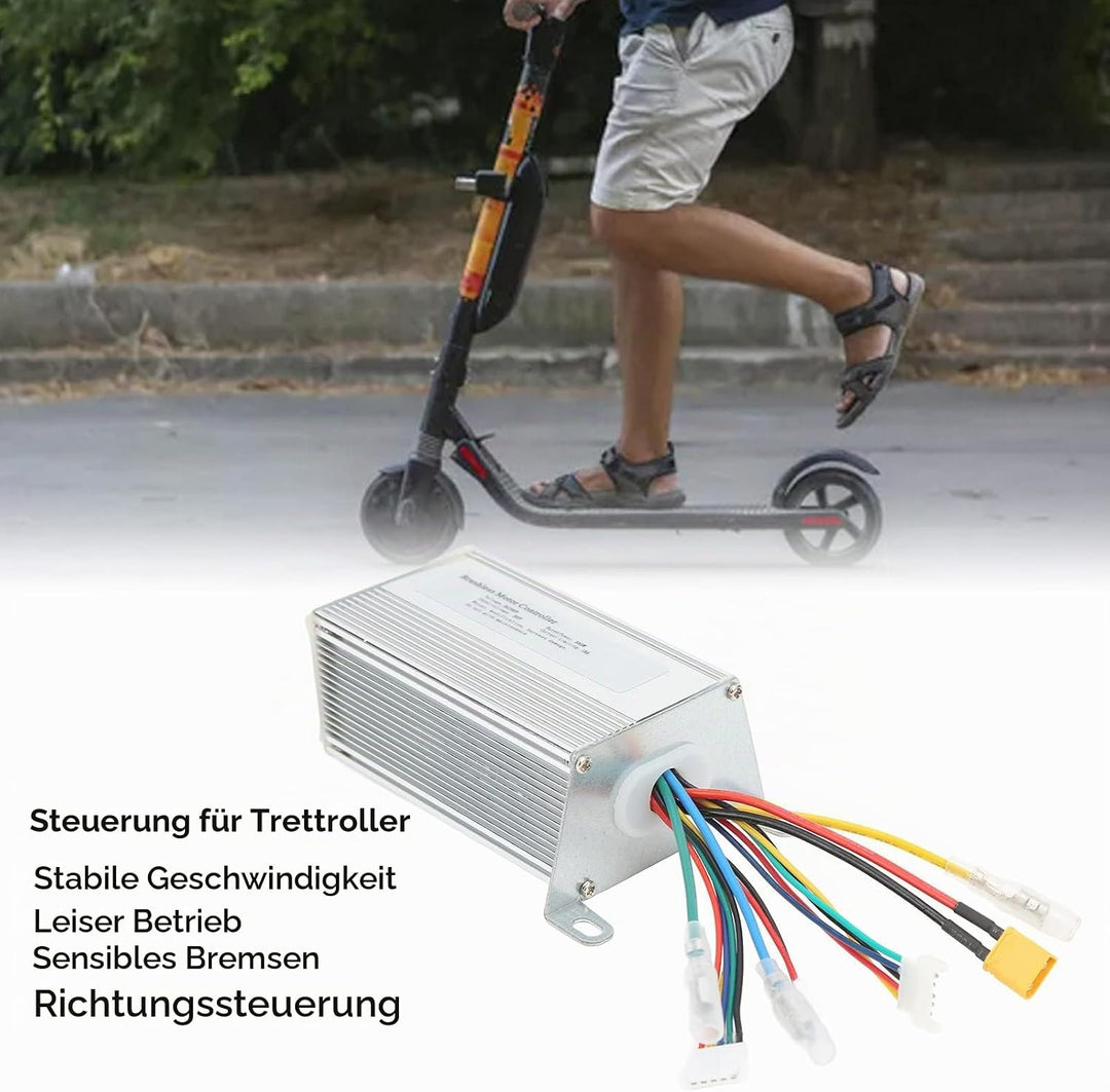 36V 16A Elektroroller-Controller, Drehzahlregler-Umwandlungs-Elektroroller aus Aluminiumlegierung fü
