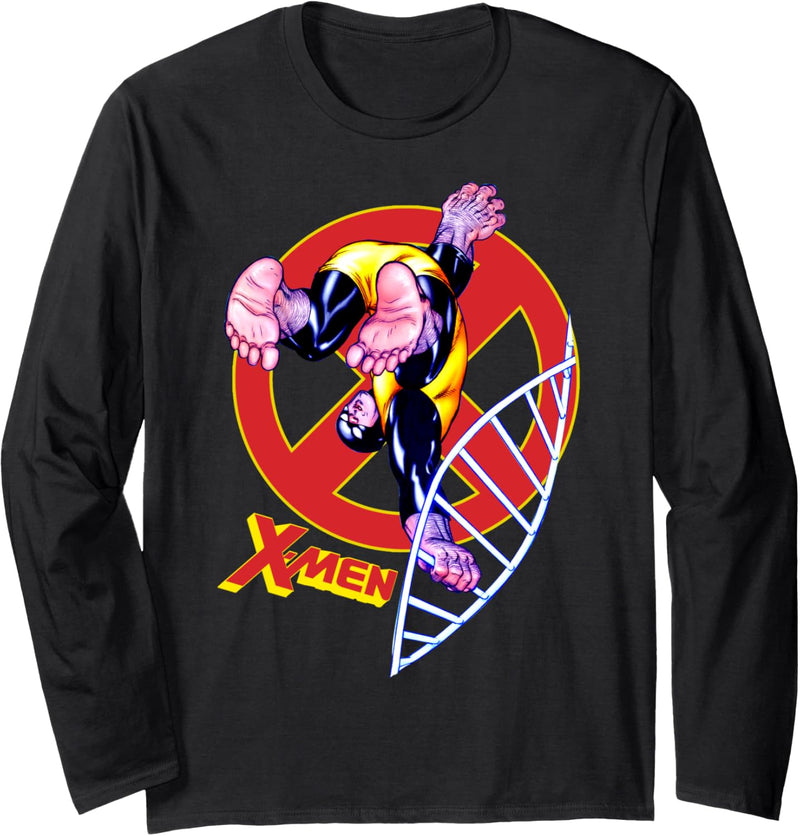 Marvel X-Men The Beast Classic Mutant DNA Langarmshirt