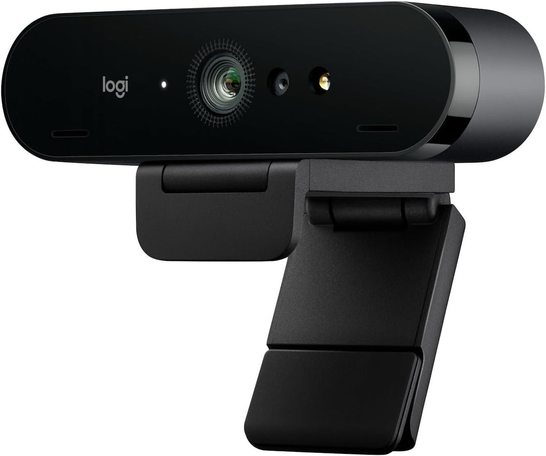 Logitech BRIO ULTRA-HD PRO Webcam, 4K HD 1080p, 5-fach Zoom, Hohe Bildfrequenz, HDR und RightLight 3
