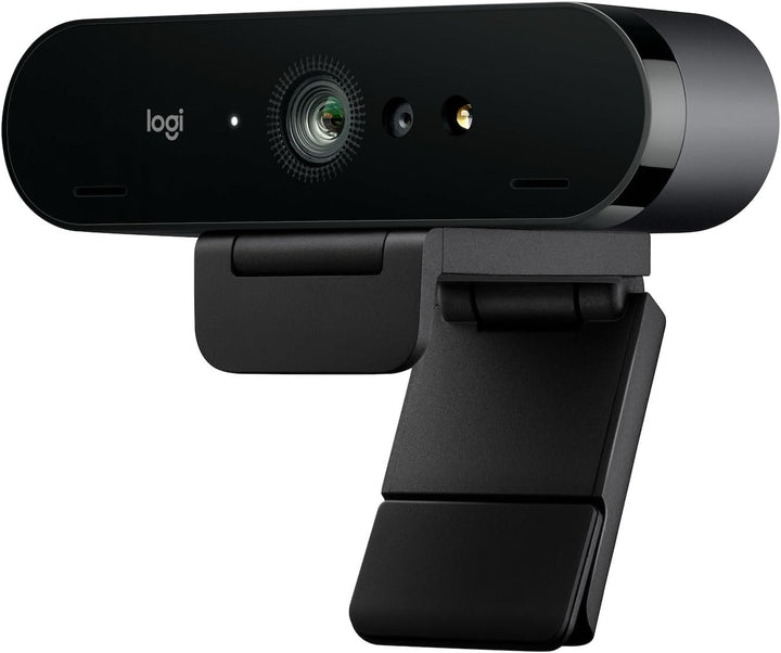 Logitech BRIO ULTRA-HD PRO Webcam, 4K HD 1080p, 5-fach Zoom, Hohe Bildfrequenz, HDR und RightLight 3