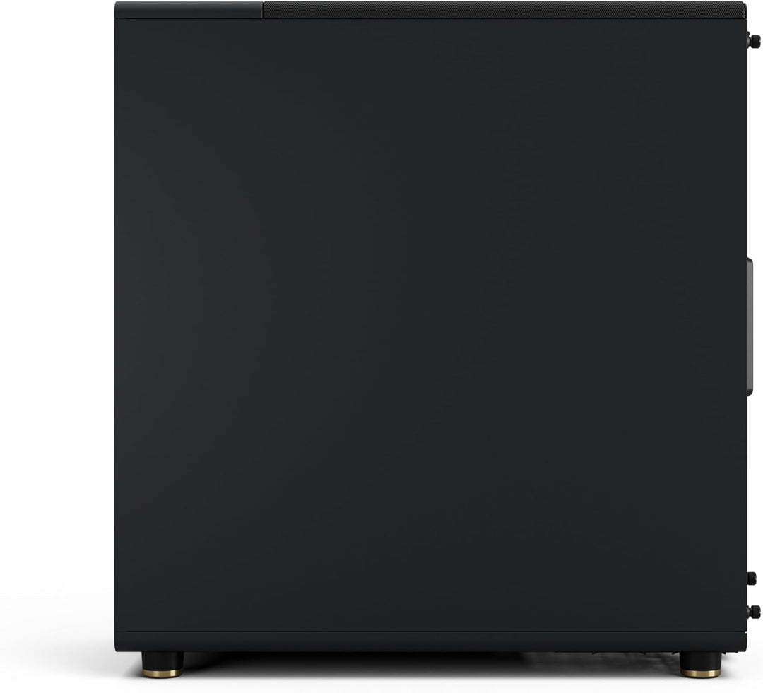 Fractal Design North Charcoal Black - Wood Walnut Front - Mesh Side Panels - Two 140mm Aspect PWM Fa