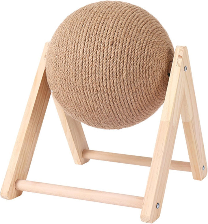 Katze Kratzkugel mit Stabiler Ständer natürlicher Sisal Cat Croboker Kratzer-resistenter Katzenkratz