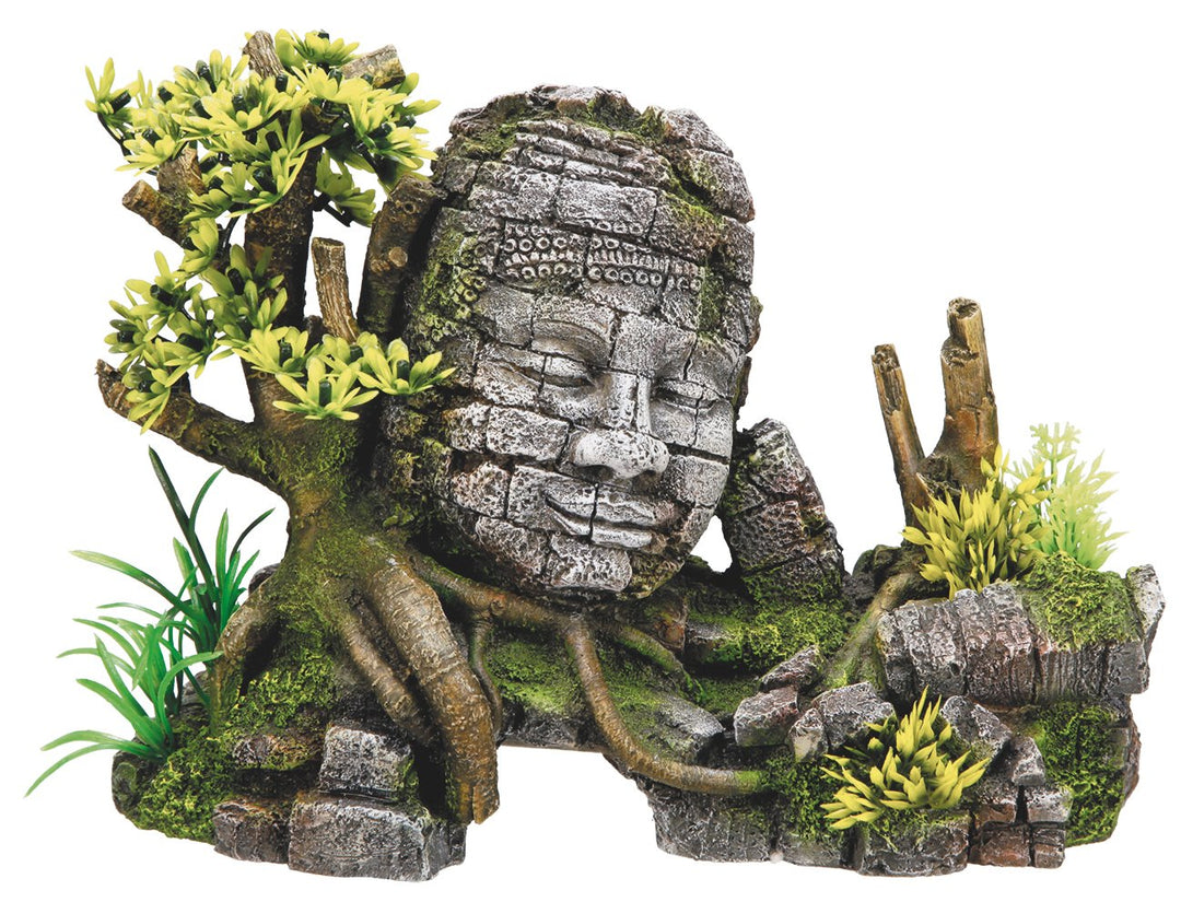 Nobby Aqua Ornaments ANGKOR WAT mit Pflanzen, 25 x 12,5 x 18 cm, 1 Stück