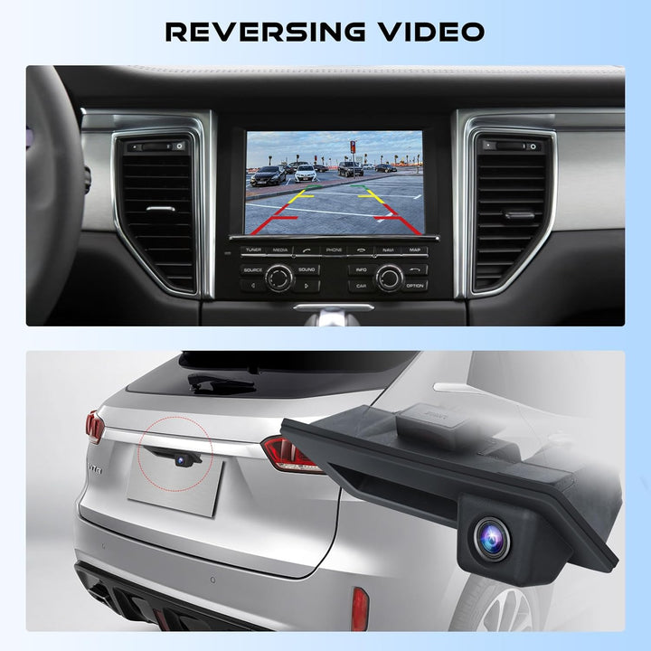 Hodozzy HD Rückfahrkamera für Audi/VW mit Nachtsicht, Einparkhilfe, 170° Grad Weitwinkel, wasserdich