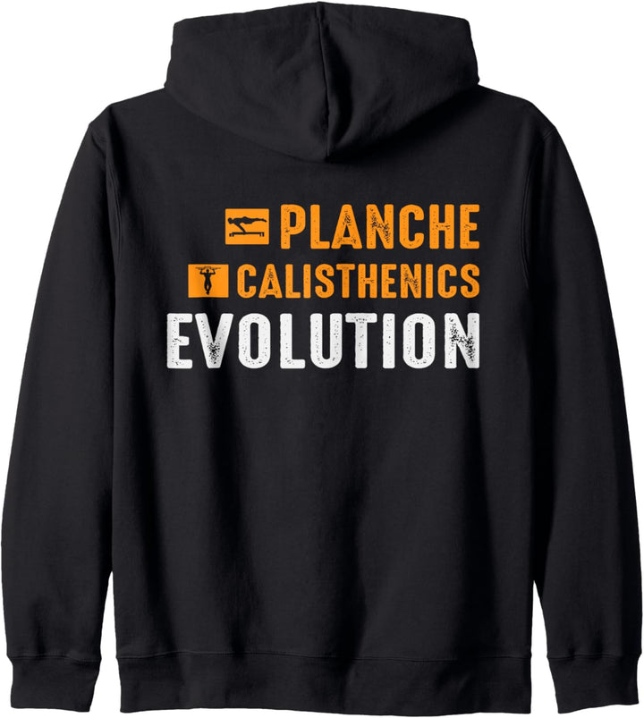 Planche Calisthenics Evolution Fitness Calisthenics Kapuzenjacke