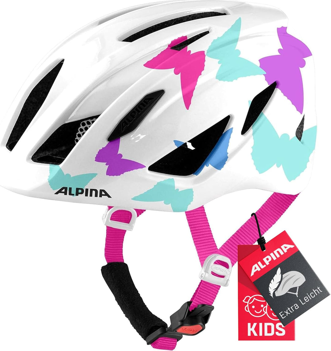 ALPINA PICO - Leichter, Optimal Klimatisierter & Bruchfester Fahrradhelm Mit Fliegennetz Für Kinder