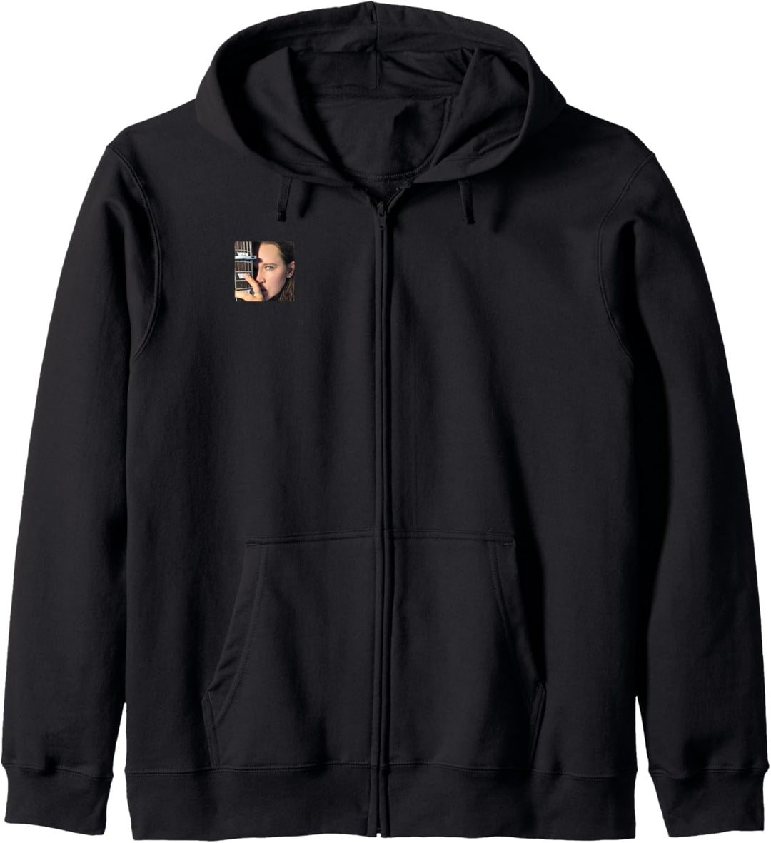 Rockgitarrenspieler Kapuzenjacke