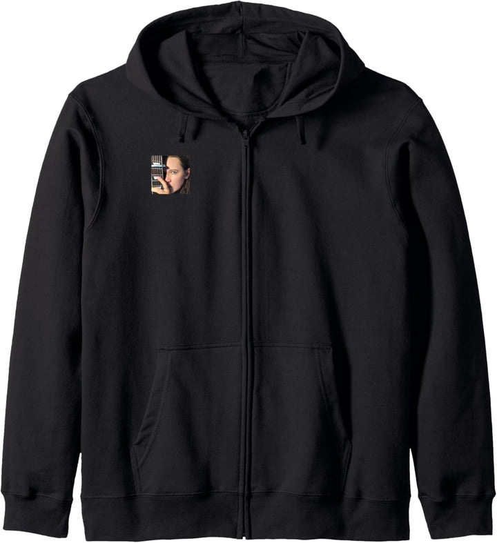 Rockgitarrenspieler Kapuzenjacke