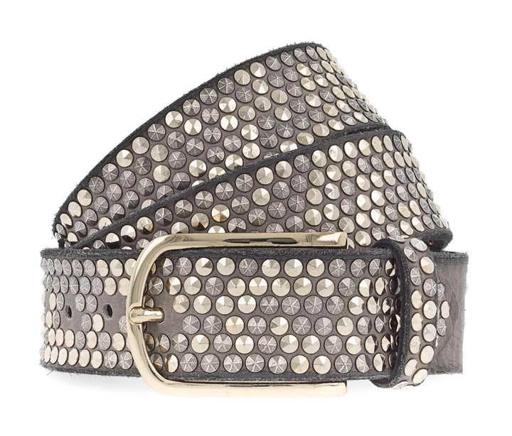 B.Belt Nietengürtel Zoe Gold W75 Taupe