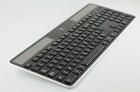 Logitech K750 Kabellose Solar Tastatur für Windows, 2,4 GHz kabellos mit USB-Unifying-Empfänger, Ult