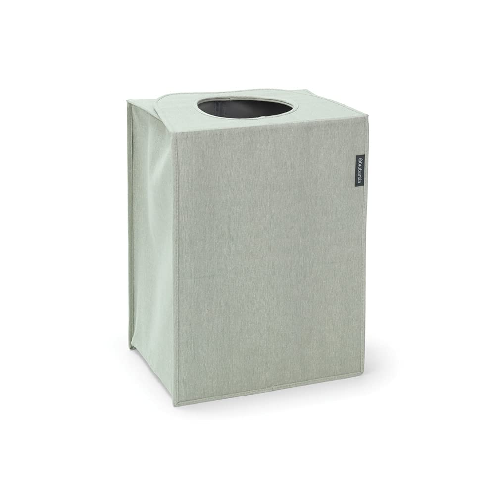 Brabantia - Wäschesack - Quick-Drop-Öffnung - Robuste Textilsack - Platzsparend - Der Deckel lässt s