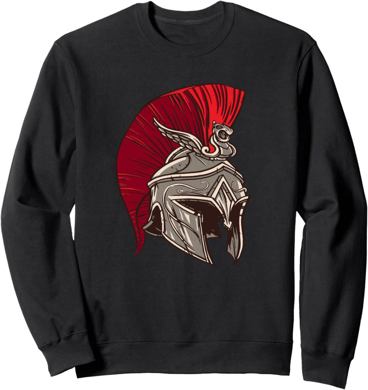 Helm Römer Legionär, römisch Krieger Sparta, Rüstung Sweatshirt
