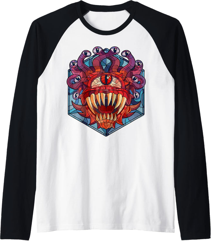 Dungeons &amp; Dragons Beholder Buntglas Raglan