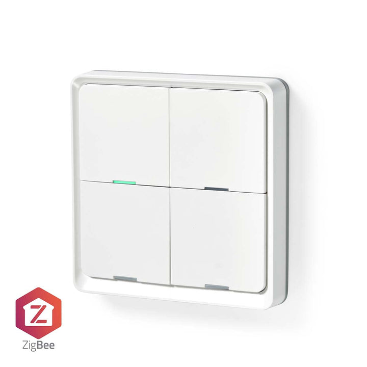 Nedis ZBWS40WT Smartlife WiFi Wandschalter, Weiss
