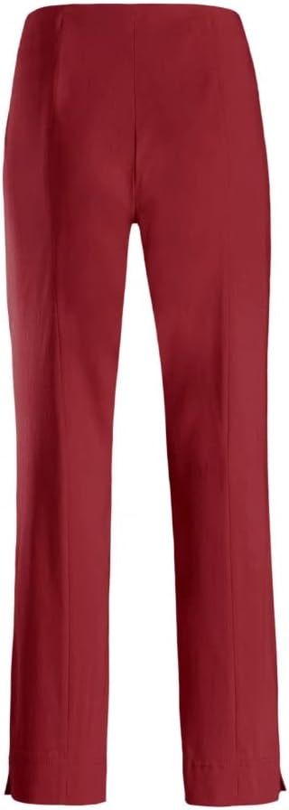 Stehmann, INA-800-14060 Lange gerade geschnittene Stretch-Hose 34 Kalk, 34 Kalk
