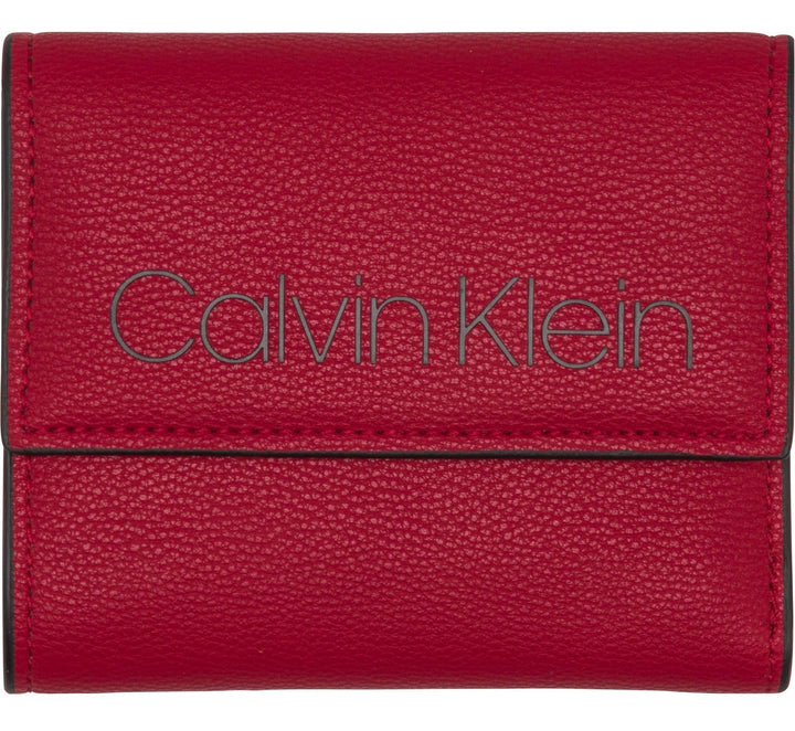 Calvin Klein Collegic Medium Trifold Rouge