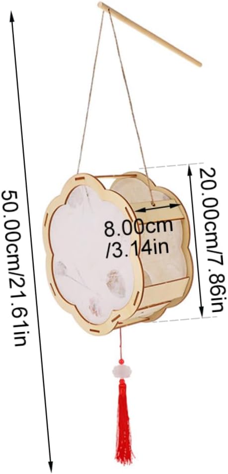 HOMSFOU 4 Sätze DIY Laterne Laternen Zum Aufhängen Aus Papier Laterne Mit Quaste Papierlaternen Selb