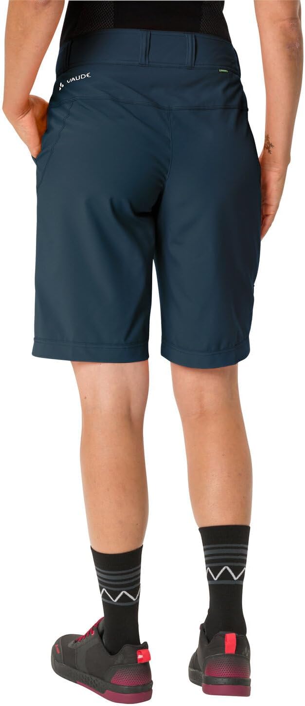 VAUDE Ledro Radlerhose für Damen - Gepolsterte MTB-Shorts mit Innenhose - atmungsaktive & elastische