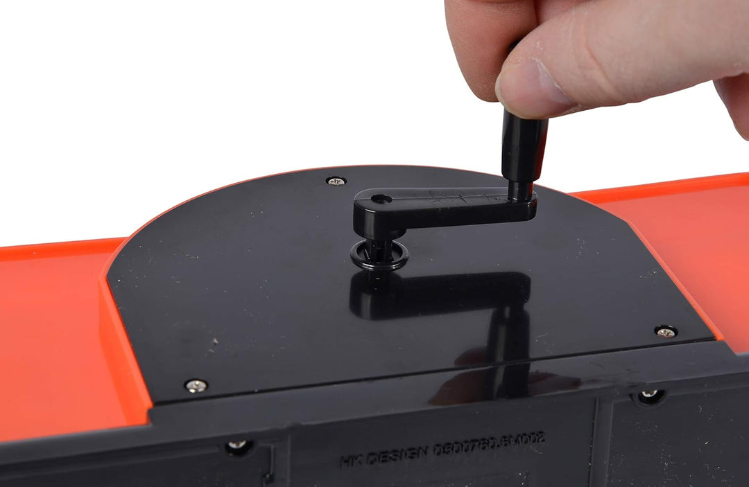 noris 606154620 - Kartenmischmaschine manuell inkl. Kurbel, für Kartengrösse bis 9, 2 x 6 cm, ab 8 J