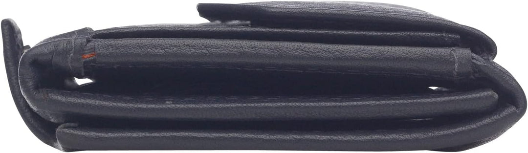 Josephine Osthoff Mini Geldbörse mit Münzfach, RFID Credit Card Holder Damen und Herren Slim Wallet