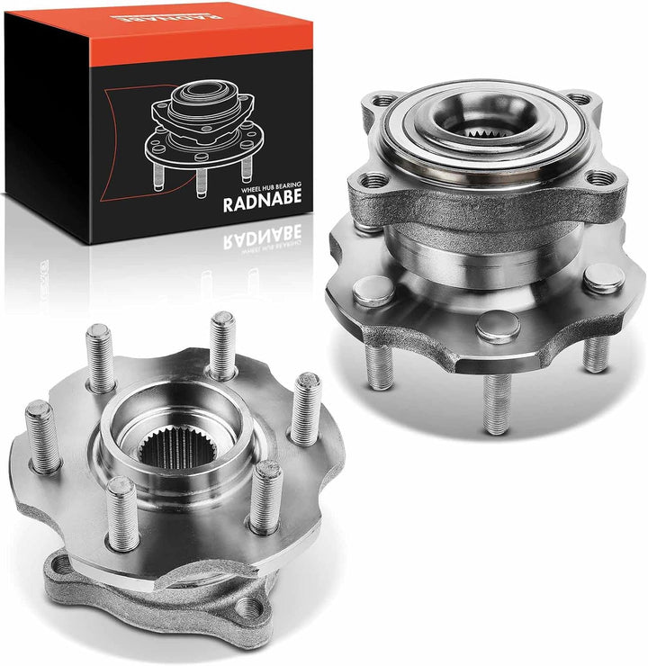 Frankberg 2x Radnabe Radlagersatz Hinterachse für Pathfinder III R51 2.5L-4.0L 2005-2013 541003 Hint