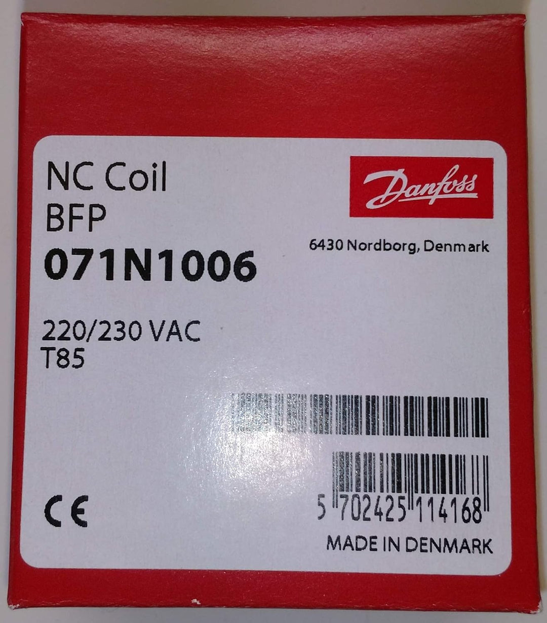 Danfoss NC Magnetventilspule T85"Diamond Spule" für BFP21, BFP31, BFP52 (071N1006)