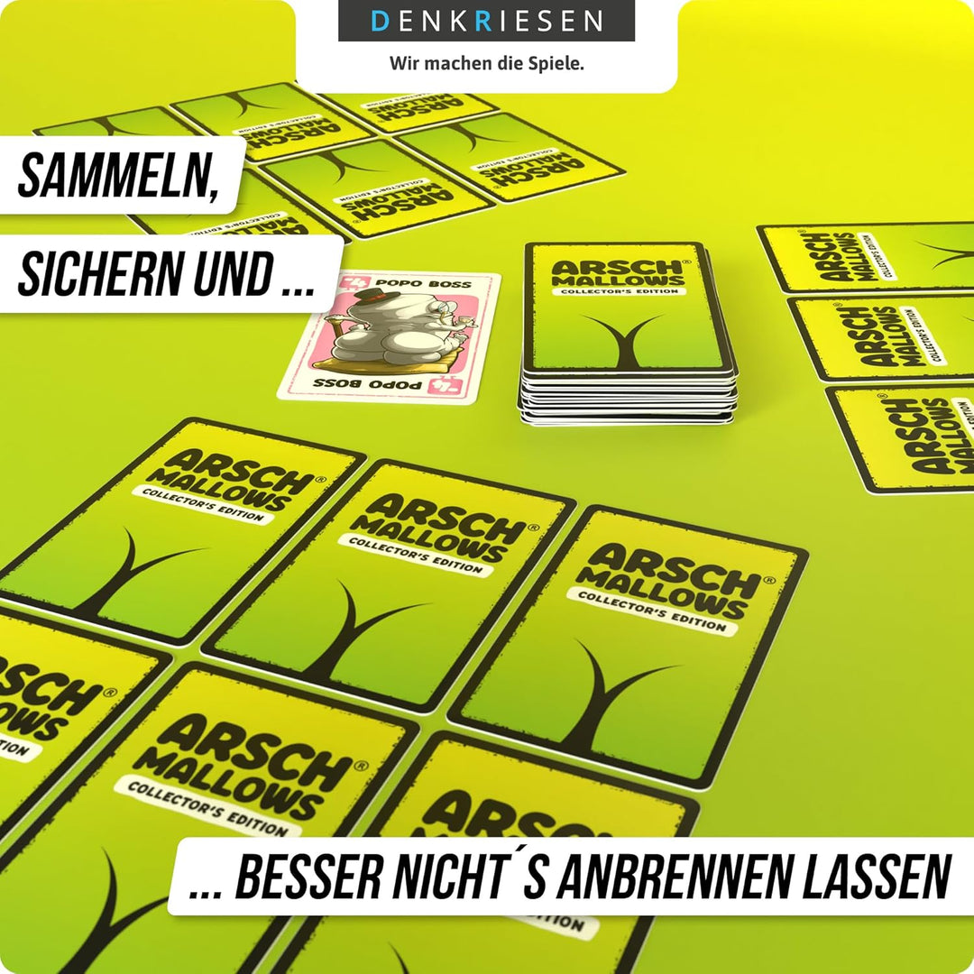 DENKRIESEN ARSCHMALLOWS® Collector's Edition – Weniger frisst mehr. | Wasserfest | Kartenspiel | Ab