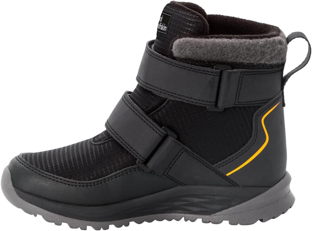 Jack Wolfskin Polar Bear Texapore Mid Vc K Unisex Winterstiefel 33 EU Phantom Burly Yellow Xt, 33 EU