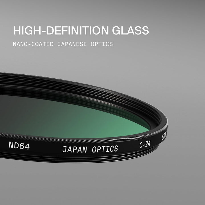 Gobe 40.5 mm Graufilter ND64 (6 Stop) ND Filter (2Peak) Black 40.5mm, 40.5mm