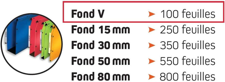 l'oblique 100330375 Hängemappen Polypro H Ultimate, für Schubladen