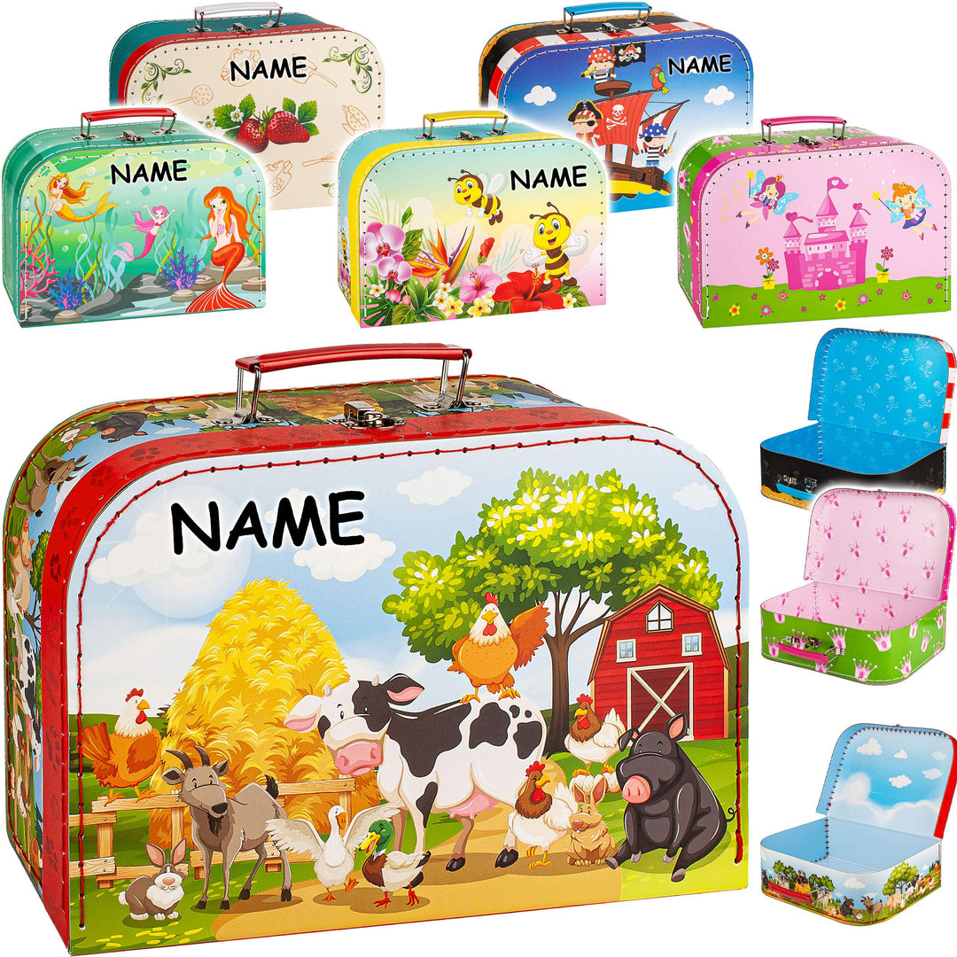alles-meine.de GmbH Koffer/Kinderkoffer - GROss - Kinder - Motiv - inkl. Name - 29 cm - ideal für Sp