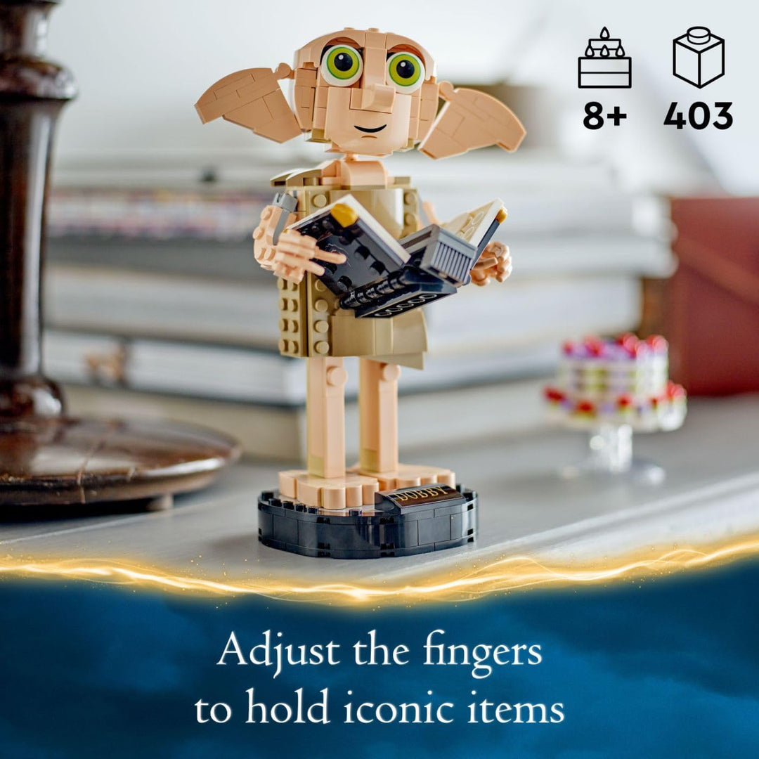 Lego Harry Potter Dobby The House-Elf Building Toy Set, Build and Display Model of a Beloved Charact