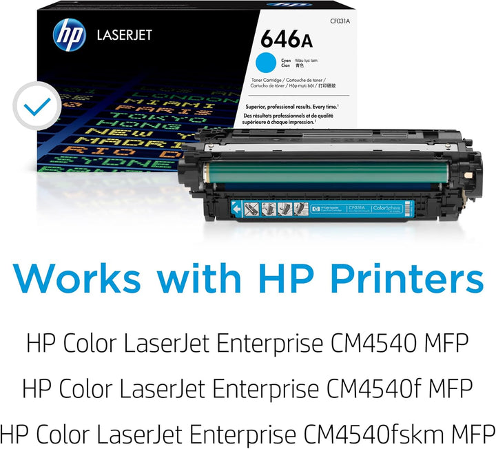 HP 646A CF031A Cyan Original LaserJet