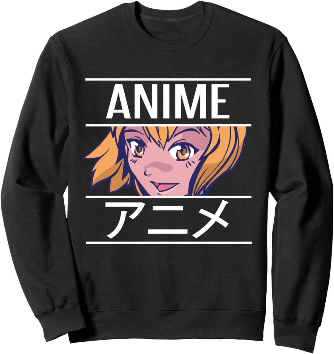 Weiblicher Anime-Krieger Sweatshirt