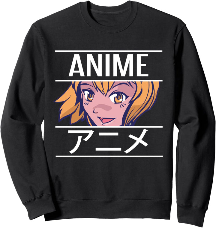Weiblicher Anime-Krieger Sweatshirt