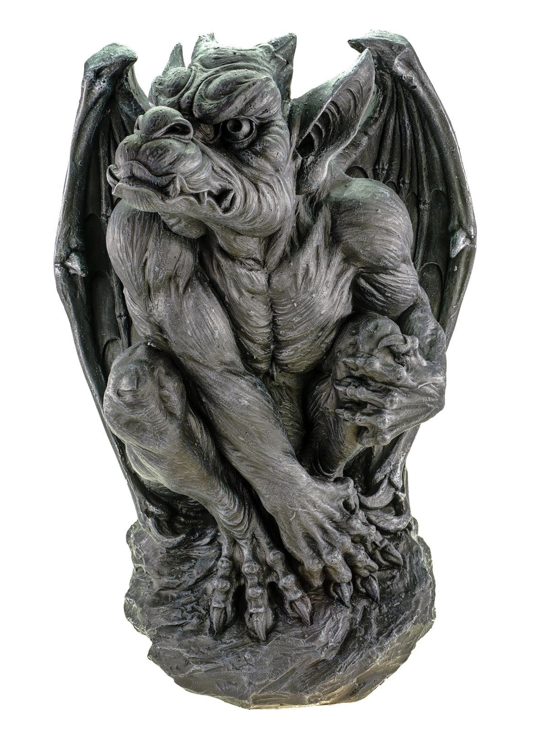 Grosse Gargoyle Figur XXL - Silas der Wächter - 56 cm Statue Gothic