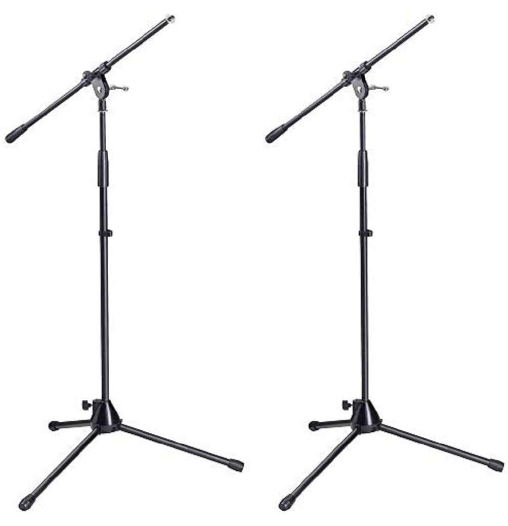 2 x PACCS HPMS1 Mikrofonständer Mikrofonstativ Galgen Schwenkarm Mikrofon Stativ Ständer 2 x Mirkofo